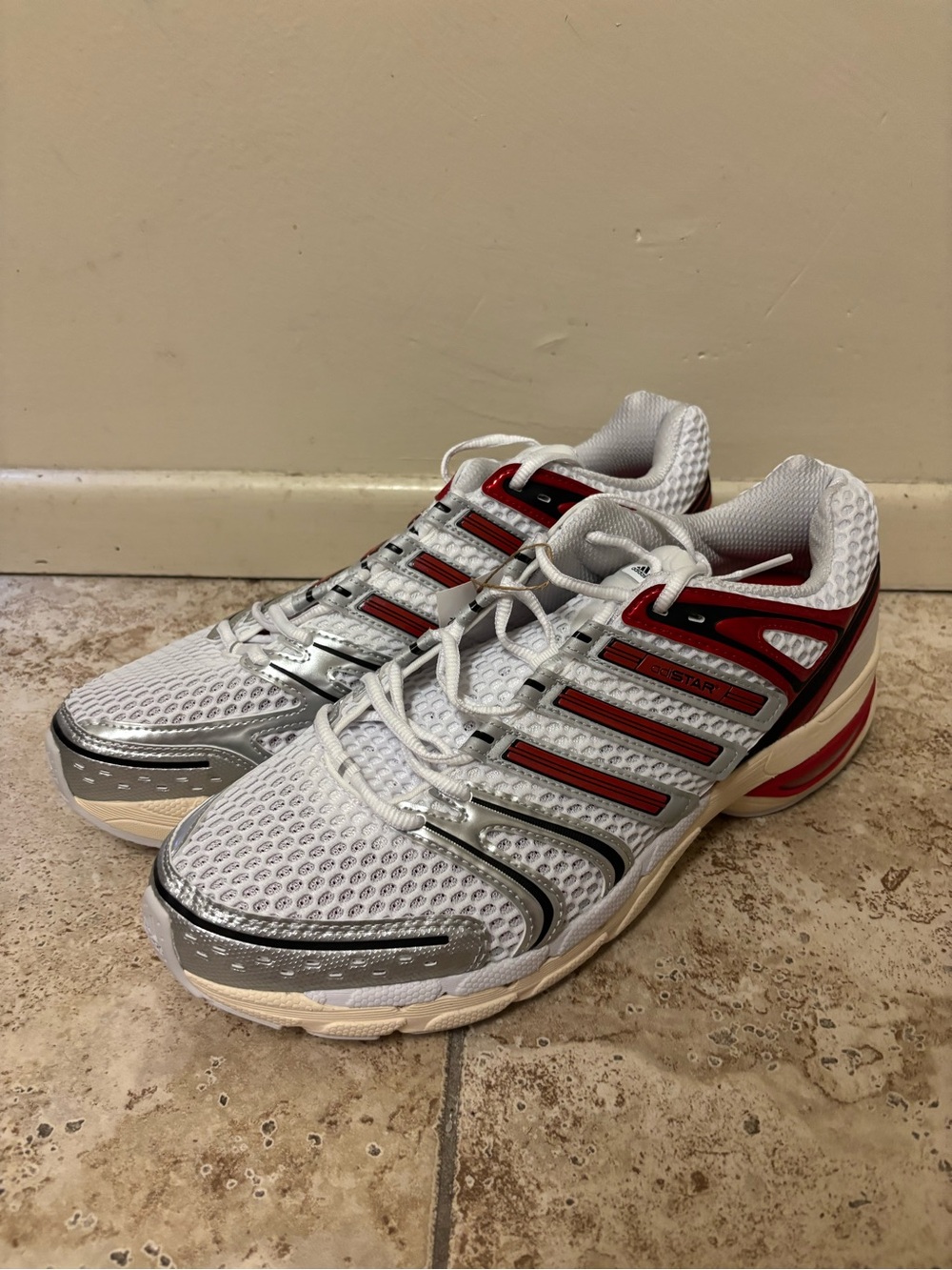 Adidas Originals Adistar Control 5 White Better Scarlet Grey Red Shoe KI8600 14